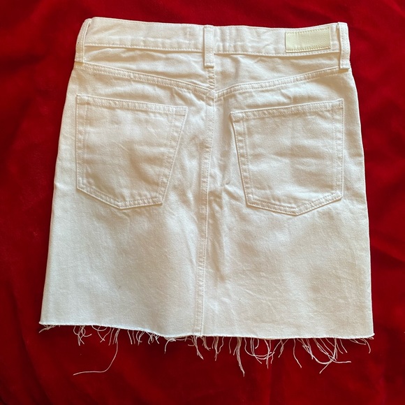 White denim mini skirt - Picture 4 of 4